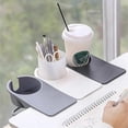 thumbnail image 4 of Drink Cup Holder Table Side Water Cup Shelf Office Desktop Computer Desk Fixed Cup Holder Desk Storage Clip, 4 of 5