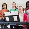 thumbnail image 3 of Music Stand Compatible with Numerous for Models of Music Keyboard,Keyboard Stand Sheet Music with 4 Music Clip, 3 of 7