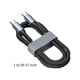 thumbnail image 2 of Bearachild Cable de carga tipo C PD de 100 W, convertidor de cable trenzado de nailon de carga rápida, adaptador resistente a la corrosión, Teléfono y Comunicación, 2 of 6