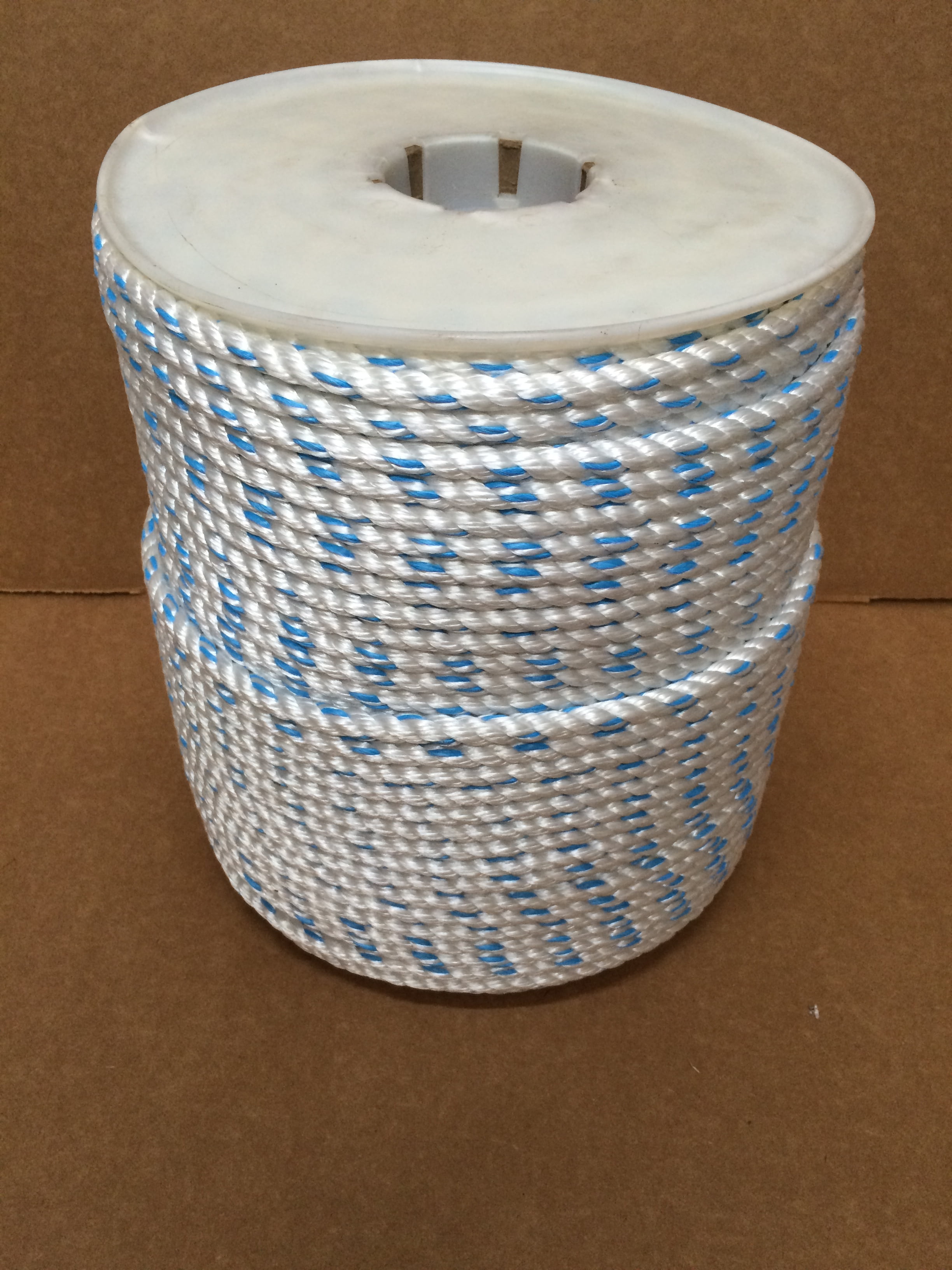 1/4" X 600' Polydac Poly Dacron Combo Rope MTC Dock Line & Anchor Climbing Rope 