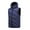 Dark Blue, variant on Busydd Plus Size Puffer Vest M-5XL Casual Hooded Men's Outerwear Vests Solid Color Zipper Sleeveless Puffy Vest Trendy Lightweight Warming Winter Vest Jacket with Pocket