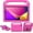 Rose, variant on KOMI Case Kids for TCL Tab 8 LE (8.0 Inch) Model 9137W EVA Shockproof Handle Light Weight Stand Cover, Purple