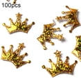 thumbnail image 2 of 100Pcs Christmas Crown Shape Confetti New Year Wedding Party Table Scatter Decor, 2 of 9