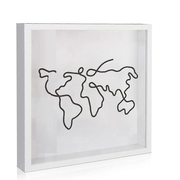 1 PCS Adventure Archive Box, Travel Shadow Box, for Keepsakes D
