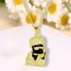 thumbnail image 3 of Collar de estilo hip hop con gafas de sol para hombre, colgante de rap punk Simpson con gotas de aceite y diamantes, 3 of 4