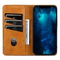 thumbnail image 5 of SaniMore for iPhone 14 Pro Max 6.7" PU Leather Case, Solid Color Magnetic Closure Flip Wallet Cover Built-in 3 Card Slots & Multi-Angle Kickstand Full Body Protective Shell, Yellow, 5 of 8