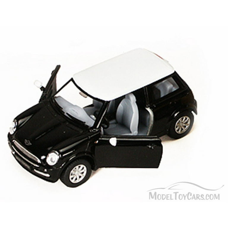 New Mini Cooper, Black - Kinsmart 5042D - 1/28 scale Diecast Model