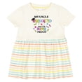 thumbnail image 3 of Inktastic My Uncle Graduated and I'm Super Proud Girls Baby Dress, 3 of 5