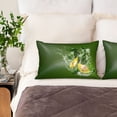 thumbnail image 3 of Pofeuu Friut Avocado Print Satin Pillowcase for Hair and Skin Pillow Cases, Silk Pillow Cases, Soft Cooling Pillow Covers, 20x30 Inches（Pillow core not included）, 3 of 7