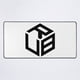 thumbnail image 1 of Un nuevo cubo RUB - Tapete de escritorio negro, 1 of 1