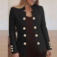 thumbnail image 5 of Wiyuqeen Women Lightweight Long Sleeve Blazer Casual Open Front Business Blazer Notched Collar Solid Slim Work Office Blazer, 5 of 10