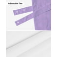 thumbnail image 7 of Fsddascl Purple Tie Up Valance Curtains for Windows, Kitchen Curtains Window Treatments, Modern Pure Lavender Purple Short Window Shades Valances for Bedroom Bathroom Cafe 42"x12", 7 of 7