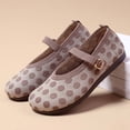 thumbnail image 6 of Women's Mesh Ballet Flats Comfortable Dressy Trendy Round Closed Toe Mary Jane Flat Shoes Women's Polka Dots Flats Casual Work Shoes, 6 of 9