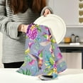 thumbnail image 6 of GZHJMY Hummingbird on Purple Flowers 4PCS Kitchen Towels Dish Clothes Absorbent Dishcloths Reusable Rapid Drying for Kitchen Bathroom Hotel Household Hand Towels 29"X18" inch, 6 of 7