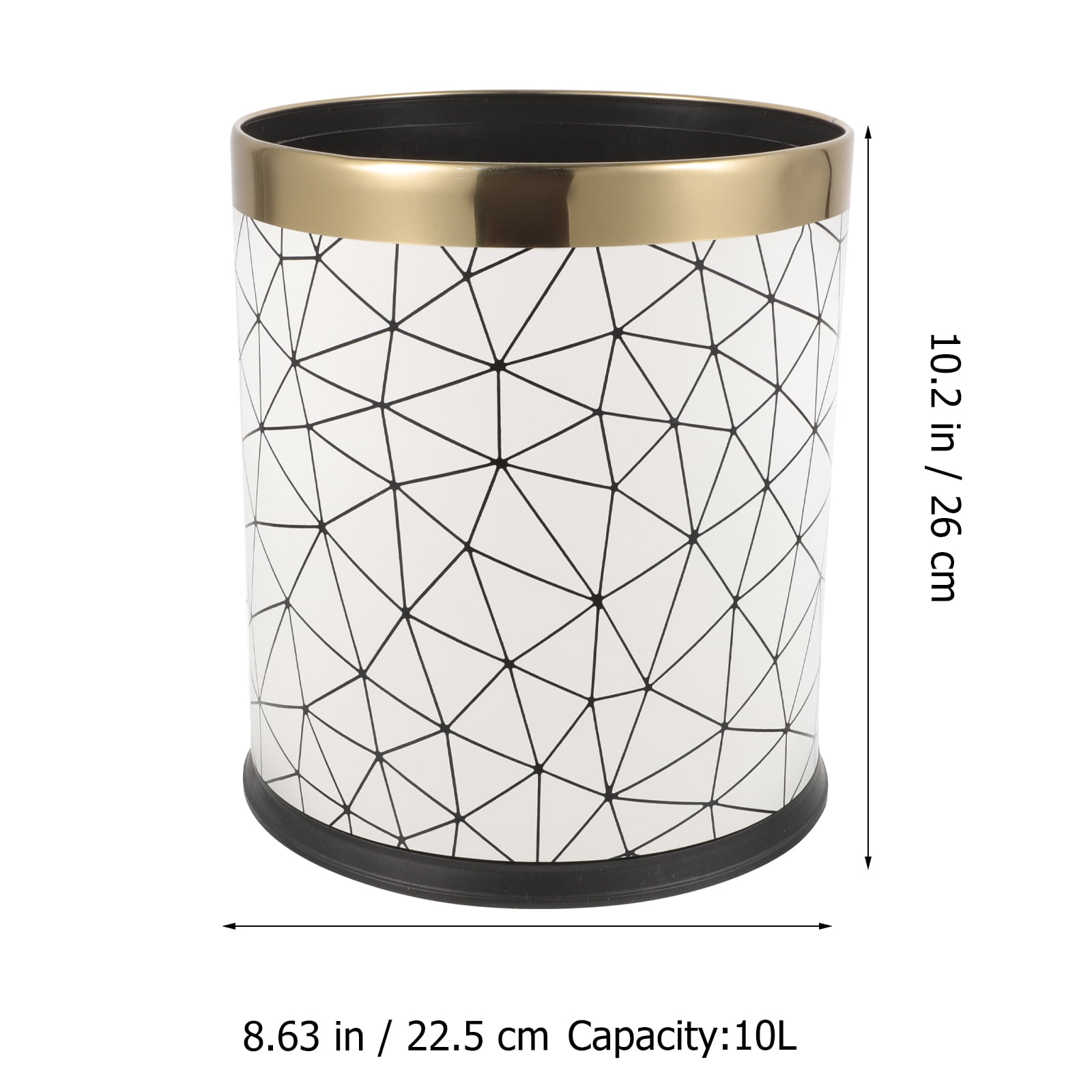 unbranded  Garbage Can Recycle Trash with Lid Waste Basket Cans Bin Bins Office