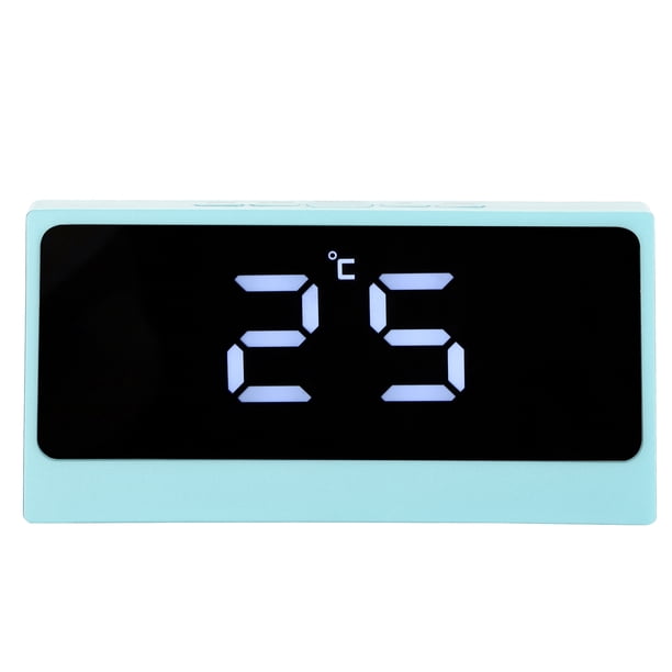 Reloj de cabecera Reloj despertador digital LED Temperatura Fecha Reloj luminoso Reloj despertador digital Multifuncional Jadeshay A