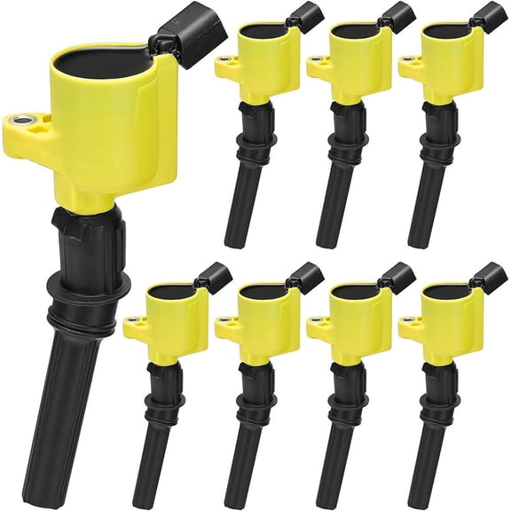 BDFHYK Ignition Coil Pack Set of 8 Compatible with Lincoln Mercury Explorer Crown Victoria F-150 F-250 Mustang 4.6L 5.4L V8 Engines, Coil for DG508 DG481 DG491 5C1412 FD503