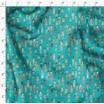 thumbnail image 4 of Soimoi Green Poly Georgette Fabric Crowd Theme Human Figure Printed Craft Fabric by the Yard 52 Inch Wide, 4 of 5