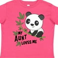 thumbnail image 4 of Inktastic My Aunt Loves Me Cute Panda Boys or Girls Toddler T-Shirt, 4 of 5