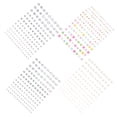 thumbnail image 4 of Miangastore Face Gems Jewels Rhinestone Pearl Stickers White Pearl 4Sheets 3.93X3.14X0.12Inch, 4 of 9