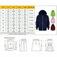 thumbnail image 2 of WOYY Toddler Boys Zip Up Hoodies Solid Color Casual Hooded Sweatshirt Jacket, Sizes 3-4T, 2 of 5