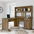 thumbnail image 7 of Bush Furniture Salinas Farmhouse 60 in L Shape Desk with Hutch, Box Drawer and Storage Cabinet in Reclaimed Pine (Ships in 2 boxes), 7 of 7