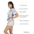 thumbnail image 3 of MeMoi Women's Tie Dye French Terry Cotton Blend Short Set - Womens - Female, 3 of 7