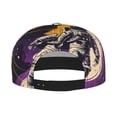 thumbnail image 2 of Hirioo Astronaut Floating purple Space for Baseball Cap Men Cap Flat Brim for Men Women Teens Adjustable Baseball Cap, 2 of 7