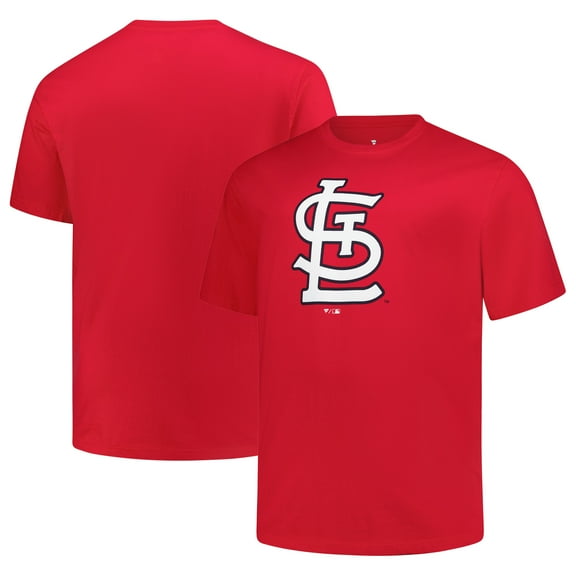 Men's Profile Navy St. Louis Cardinals Big & Tall Primary Logo T-Shirt