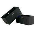thumbnail image 6 of Winsome Torino 3-Pc Folding Storage Shelf Set w/ Fabric Basket, 6 of 11