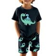 thumbnail image 1 of Boy Outfit Set Printed Short Sleeve Shirt Short Pullover Spring Outfits Spring Outfits 6-7 Years, 1 of 3