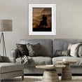 thumbnail image 3 of Stupell Industries Rustic Lodge Cowboy's Sunset Ride White Framed Print Under Glass, 17 x 21, by Kim Allen, 3 of 8