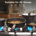 thumbnail image 4 of Astercook 18-Piece Pots and Pans Set, Black Titanium Induction Nonstick Cookware Set, Oven Safe to 480°F, Induction Compatible & Dishwasher Safe, Kitchen Cooking Set for RV Trips, Camping and Picnic, 4 of 10