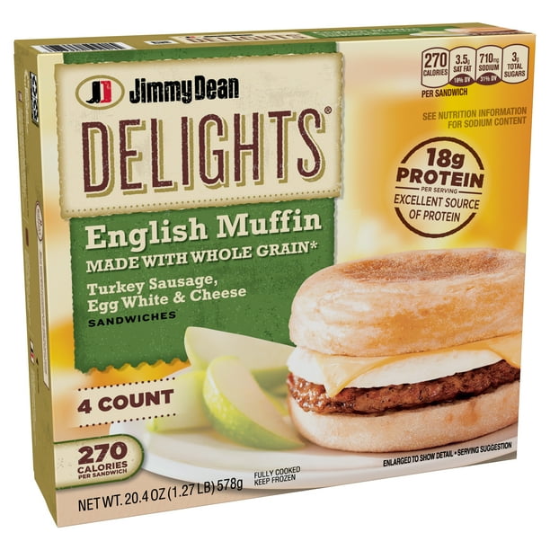 Jimmy Dean Delights Turkey Sausage Egg White & Cheese English Muffin