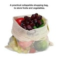 thumbnail image 3 of 9 PCS Set of Reusable Mesh Produce Bags for Grocery, Vegetable & Storage Cotton Bags, 3 of 8
