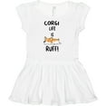 thumbnail image 3 of Inktastic Corgi Life is Rough Girls Baby Dress, 3 of 5