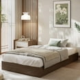 thumbnail image 1 of Minimalist Wood Platform Bed Frame Without Headboard, Sturdy Slats, No Box Spring Needed, 1 of 2