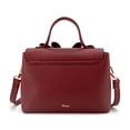 thumbnail image 6 of LIKE DREAMS Women's Vegan Leather Adjustable Detachable Strap Zoey Double Bow Crossbody Bag, Cherry Red, 6 of 6