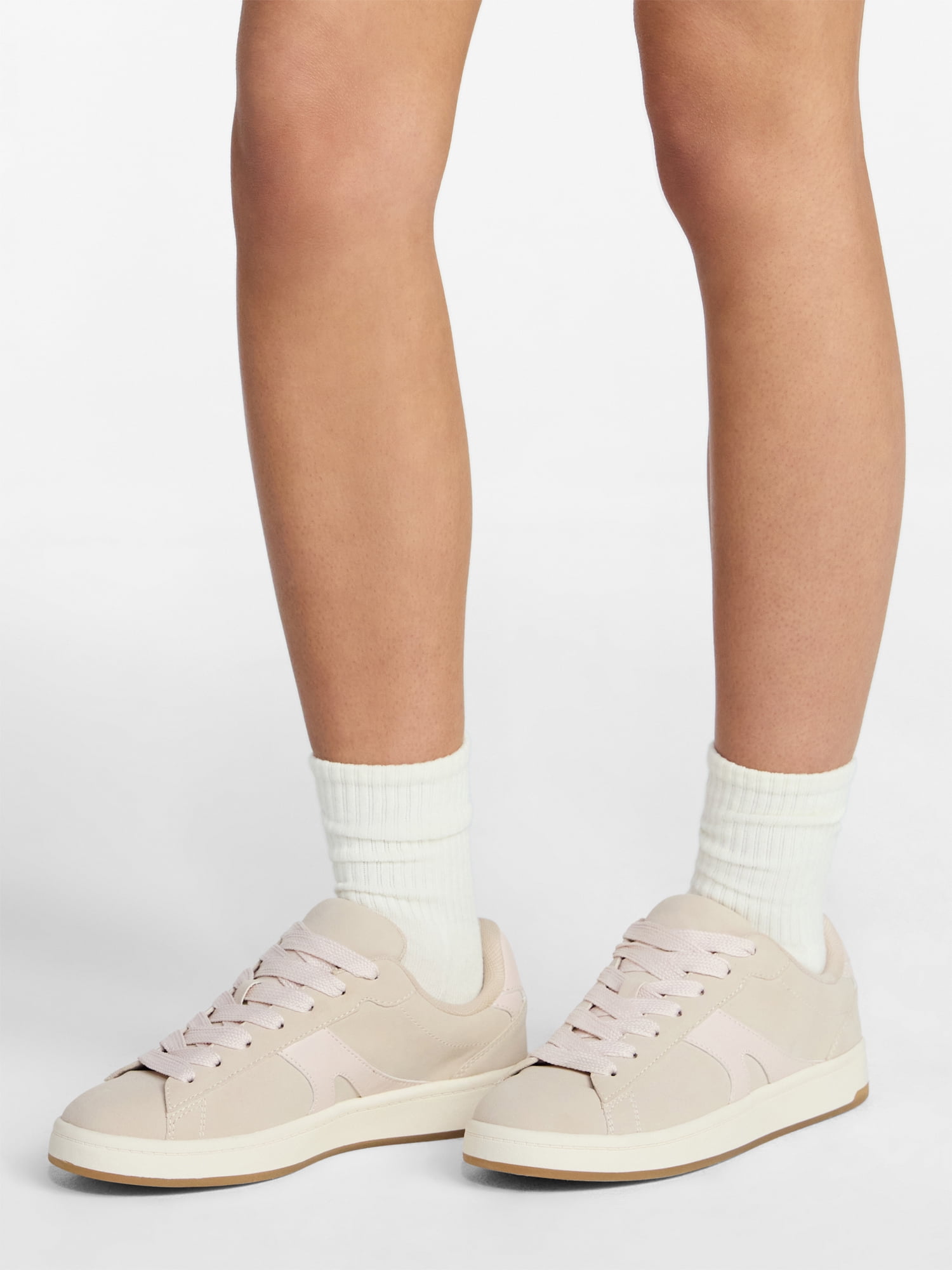 No Boundaries Chunky Lace-Up Skate Sneakers, Women's