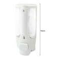 thumbnail image 6 of Grofry 350ml Wall-Mounted Manual Soap Dispenser Bathroom Easy Refill Shower Dispenser with Shampoo Conditioner, 6 of 8