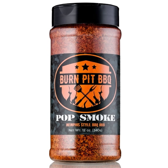 Burn Pit BBQ BBQ Rub and Seasoning Memphis Style Bold Sweet & Savory Spice Blend 12 oz