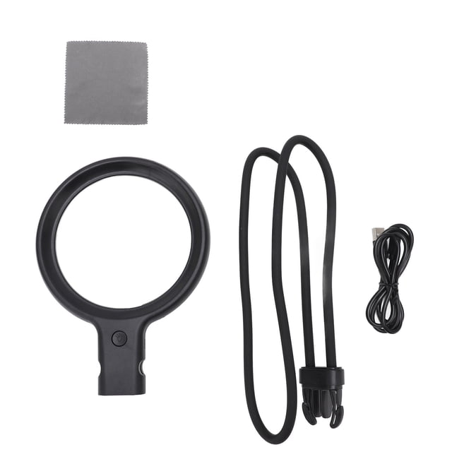 Lupa LED, Iluminación Brillante Lupa LED 5X 15X Modos De Iluminación Ajustables Con 36 LED Para Leer, Coser Y Hacer Manualidades