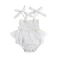 thumbnail image 2 of EGNMCR Toddler Baby Girls Swimsuit One Piece Swimwear Ruffled Backless Bathing Suit Tankini Summer, 2 of 4