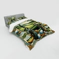 thumbnail image 2 of Ambesonne Golf Themed Bedding Set 4 Pcs, Classicism Painting, Queen, Fern Green Blue and Mustard, 2 of 2