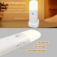 thumbnail image 4 of Liangnv Luz nocturna con sensor de movimiento para interiores, luces con pilas de 2000 mah, lámparas de mesa inalámbricas para niños, luces nocturnas LED regulables de 5 etapas par, 4 of 4
