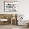 thumbnail image 4 of Stupell Industries French Country Fall Floral Pumpkins Gold Floating Frame Canvas Art, 31 x 25, by Creatif Belle, 4 of 8