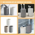 thumbnail image 3 of 3 piezas de taza de enjuague bucal, vaso de baño, soporte para cepillo de dientes, taza de agua para beber, amantes elegantes, 3 of 6