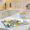 thumbnail image 6 of Yayeee Dish Drying Mat for Kitchen Counter 16"x18" Microfiber Absorbent Pad, Retro Beige Lemon, 6 of 7