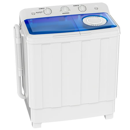 Auertech Portable Washing Machine 28lbs Twin Tub Compact Semi-automatic with Drain Pump...