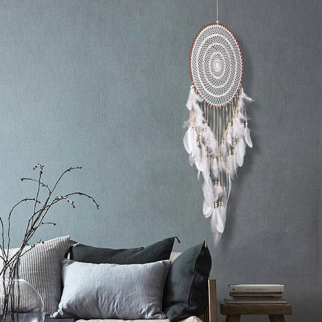 de extra grandes para dormitorio 15.8 *43 pulgadas, de de plumas hechos para niños, guardería, de cumpleaños, decor Hugo Adorno colgante Dream Catcher